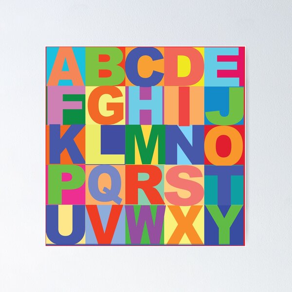 Item preview, NEO GEO LETTERS - Alphabet - Modern Art - Letters designed and sold by CattlettArt.