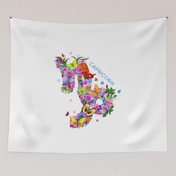 Item preview, Horoscope Flowers Capricorn, Zodiac Flowers Capricorn, Astrology Symbol designed and sold by podekom.
