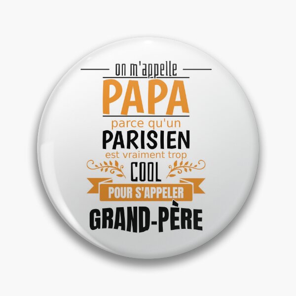 Item preview, Parisian Man Gift Grandfather Grandpa designed and sold by RomualdGR.