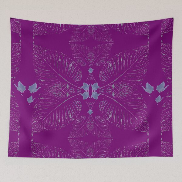 Item preview, Sage Calm Wings Purple Giant Salvia Eco Print designed and sold by SpiritGifts.