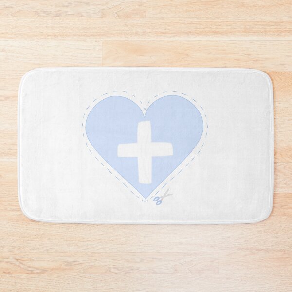 Item preview, Heart Cross Top Blue designed and sold by SilentNeko13.