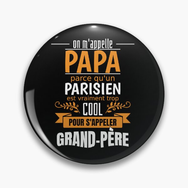 Item preview, Parisian Man Gift Grandfather Grandpa designed and sold by RomualdGR.