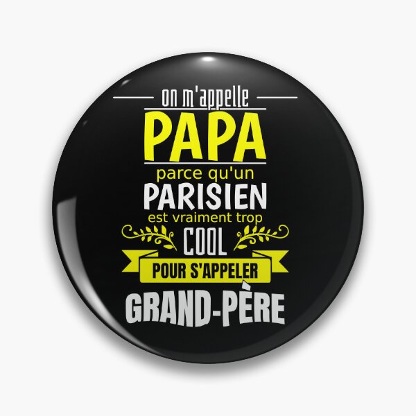 Item preview, Parisian Man Gift Grandfather Grandpa designed and sold by RomualdGR.