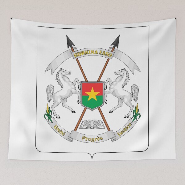Item preview, Burkina Faso - Coat of arms designed and sold by PatsIsland.