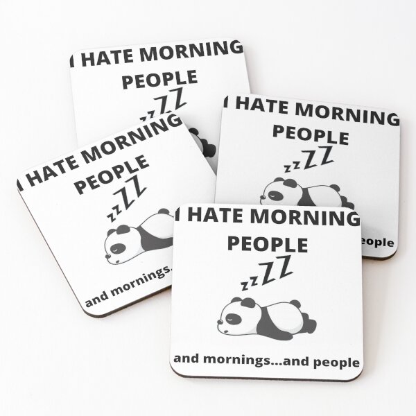 Item preview, I hate morning people designed and sold by Shopster381.
