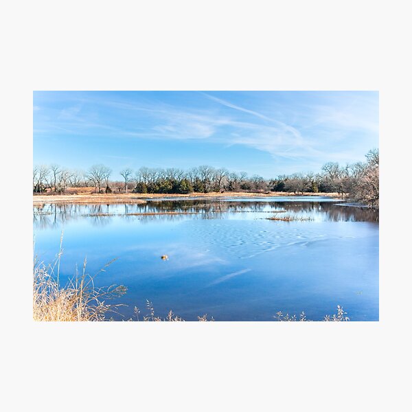 Item preview, Winter Blues Salt Plains National Wildlife Refuge by Debra Martz designed and sold by Debra Martz.