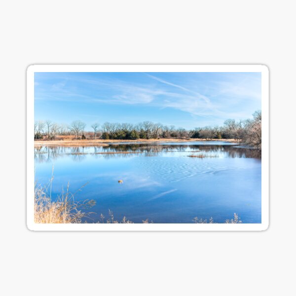 Item preview, Winter Blues Salt Plains National Wildlife Refuge by Debra Martz designed and sold by Debra Martz.