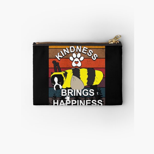 Item preview, Kindness brings happiness, funny artistic dog retro sunset distressed design  designed and sold by SamRVstore.
