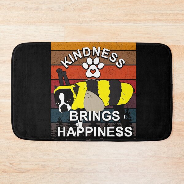 Item preview, Kindness brings happiness, funny artistic dog retro sunset distressed design  designed and sold by SamRVstore.