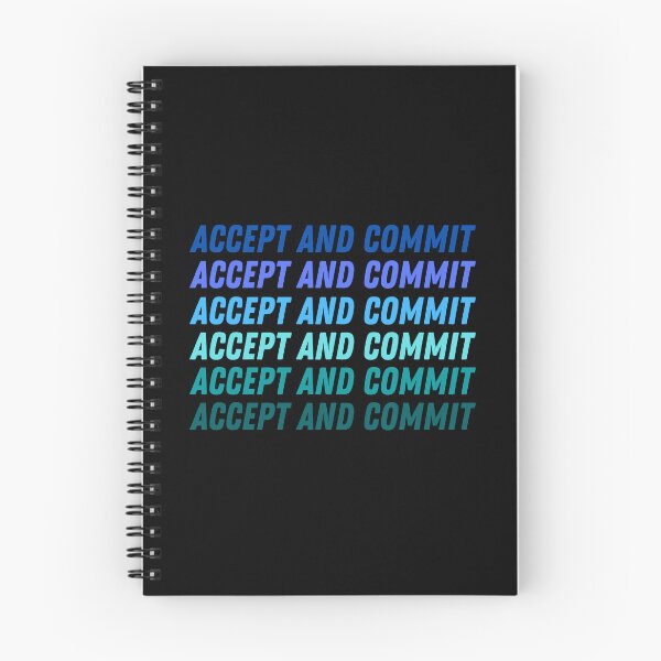 Item preview, Acceptance And Commitment shades of blue designed and sold by EsraaBaniOdeh.