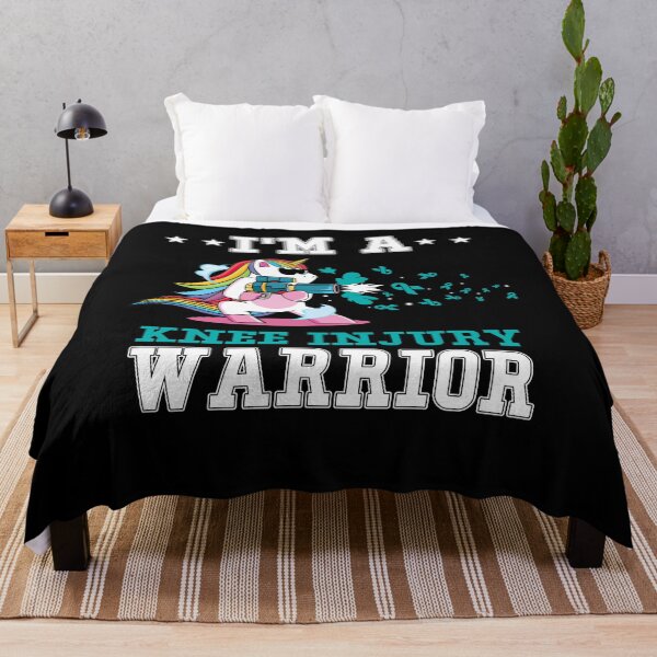 Item preview, Funny Unicorn I'm A Knee Injury Warrior designed and sold by heppenp.