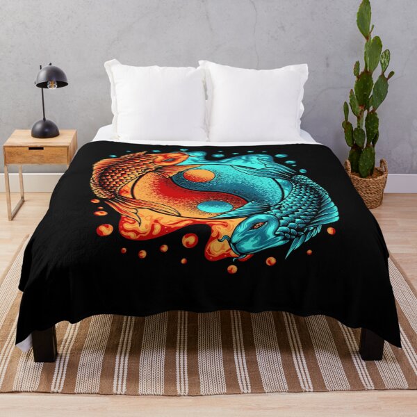Item preview, Yin And Yang Fish Japanese Koi Karp designed and sold by AlexaTees.