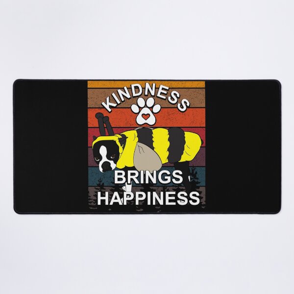 Item preview, Kindness brings happiness, funny artistic dog retro sunset distressed design  designed and sold by SamRVstore.