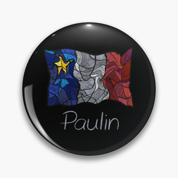 Item preview, Acadian Flag pastel liquid mosaic Paulin  - Drapeau acadien mosaïque liquide pastel vitrail Paulin designed and sold by ColoursOfFrance.