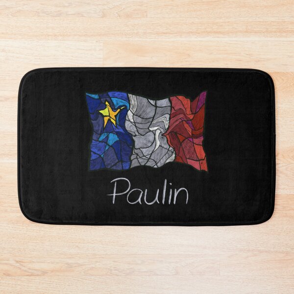 Item preview, Acadian Flag pastel liquid mosaic Paulin  - Drapeau acadien mosaïque liquide pastel vitrail Paulin designed and sold by ColoursOfFrance.