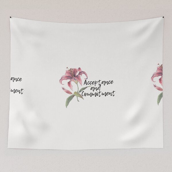 Item preview, Acceptance And Commitment Flower designed and sold by EsraaBaniOdeh.