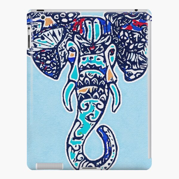 Digital Elephant Illustration iPad Snap Case