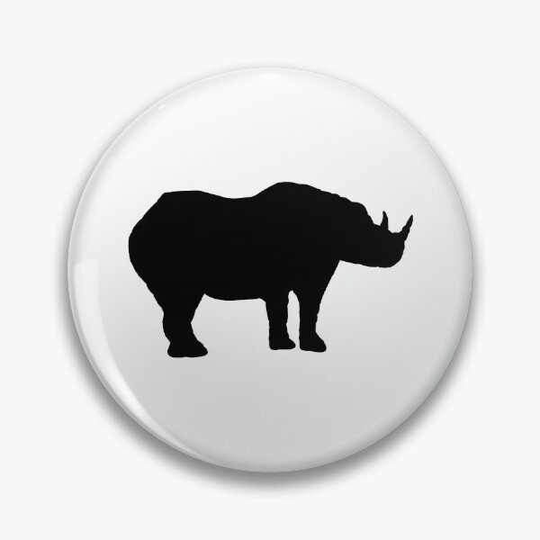 Artikelvorschau, Stilisierte Nashorn-Silhouette entworfen und verkauft von inklets.