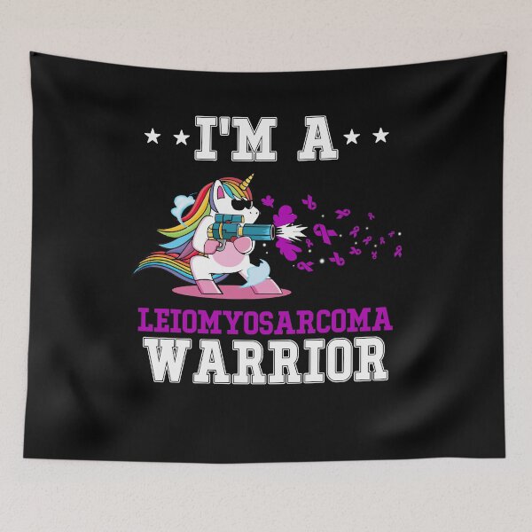 Item preview, Funny Unicorn I'm A Leiomyosarcoma Warrior designed and sold by heppenp.