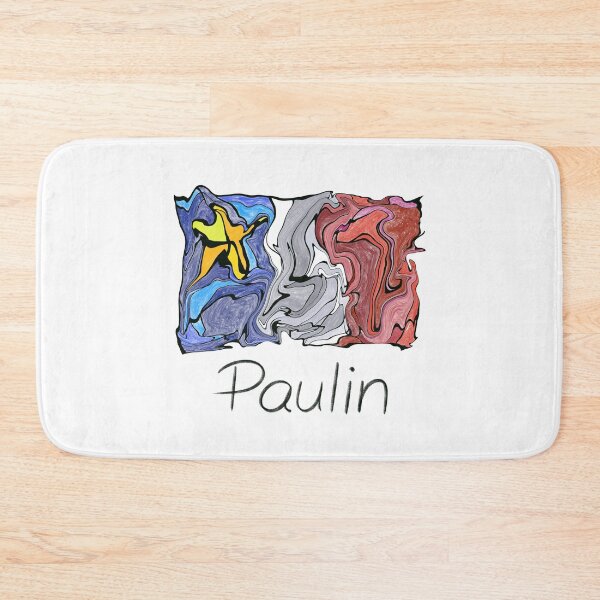 Item preview, Acadian Flag pastel liquid mosaic Paulin - Drapeau acadien mosaïque liquide pastel vitrail Paulin designed and sold by ColoursOfFrance.