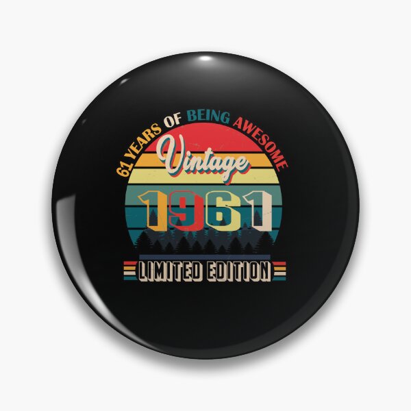 Item preview, 61 years of being awesome vintage 1961 limited edition | Born January 1961 Limited Edition 61 Years Of Being Awesome Vintage , January 1961 61 Years Old , 61st Birthday designed and sold by SimoSaladain.