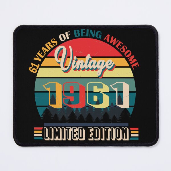 Item preview, 61 years of being awesome vintage 1961 limited edition | Born January 1961 Limited Edition 61 Years Of Being Awesome Vintage , January 1961 61 Years Old , 61st Birthday designed and sold by SimoSaladain.