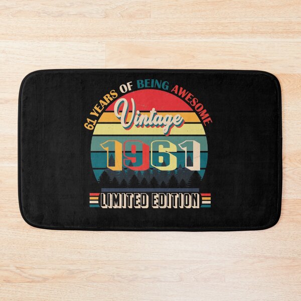 Item preview, 61 years of being awesome vintage 1961 limited edition | Born January 1961 Limited Edition 61 Years Of Being Awesome Vintage , January 1961 61 Years Old , 61st Birthday designed and sold by SimoSaladain.