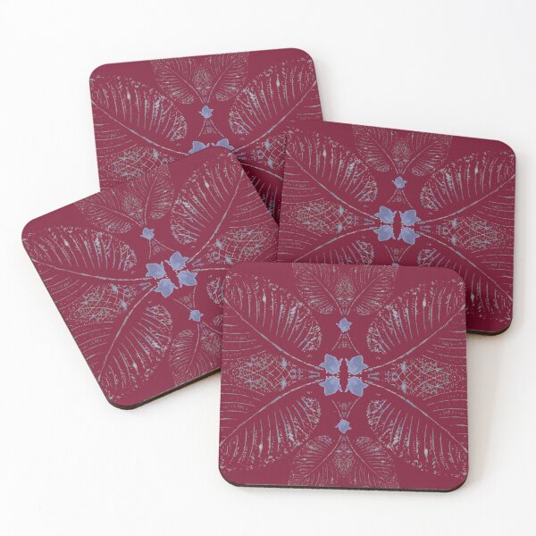 Item preview, Sage Calm Wings Red Purple Giant Salvia Eco Print designed and sold by SpiritGifts.
