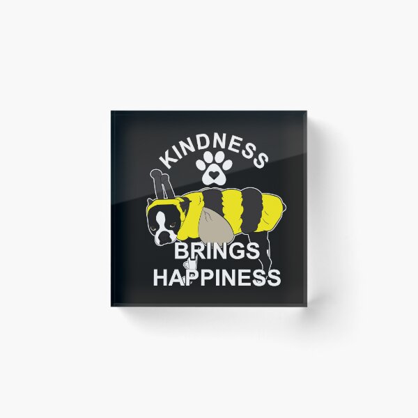 Item preview, Kindness brings happiness, funny artistic dog retro sunset distressed design style 2  designed and sold by SamRVstore.