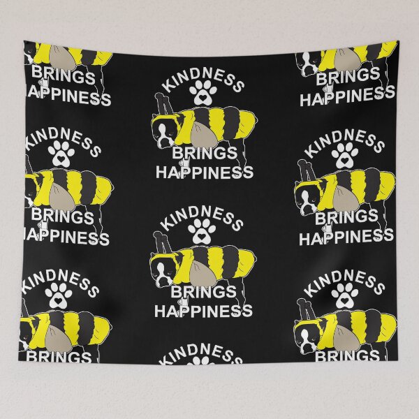 Item preview, Kindness brings happiness, funny artistic dog retro sunset distressed design style 2  designed and sold by SamRVstore.