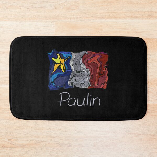 Item preview, Acadian Flag pastel liquid mosaic Paulin - Drapeau acadien mosaïque liquide pastel vitrail Paulin designed and sold by ColoursOfFrance.
