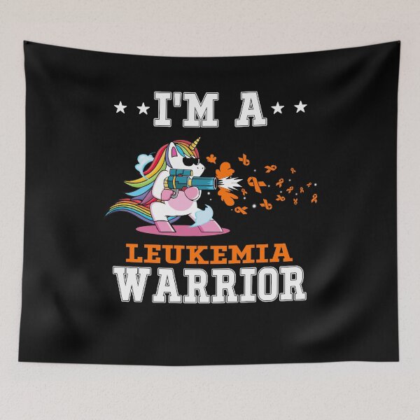 Item preview, Funny Unicorn I'm A Leukemia Warrior designed and sold by heppenp.
