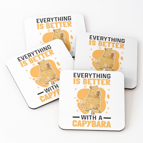 Item preview, Everything is better with capybara capybara designed and sold by madgrfx.
