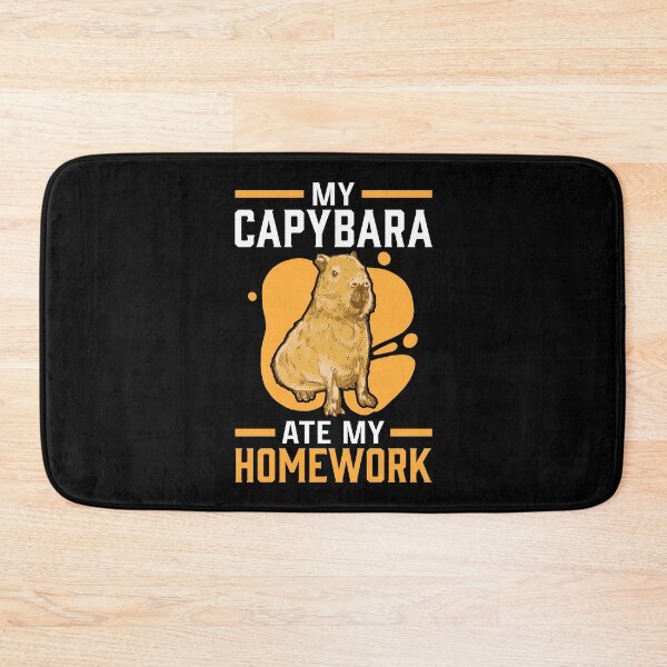 Item preview, Capybara homework eaten capybara designed and sold by madgrfx.