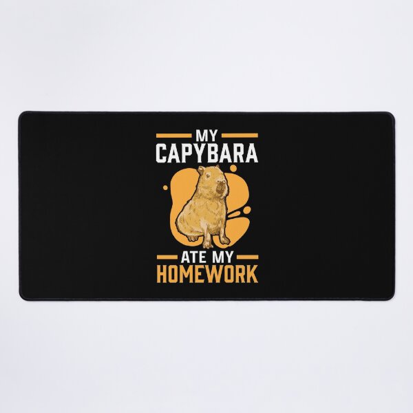 Item preview, Capybara homework eaten capybara designed and sold by madgrfx.