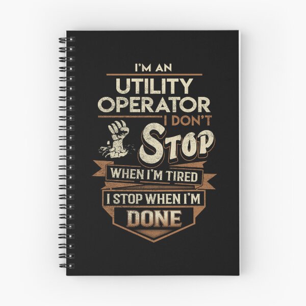 Item preview, Utility Operator T Shirt - I Stop When Done Job Gift Item Tee designed and sold by natalinedk.