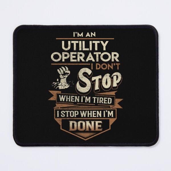 Item preview, Utility Operator T Shirt - I Stop When Done Job Gift Item Tee designed and sold by natalinedk.