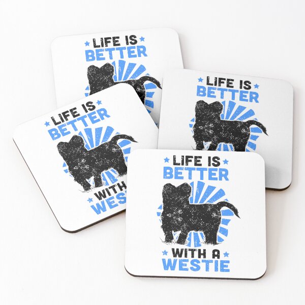 Item preview, Living with West Highland White Terrier Westie designed and sold by madgrfx.