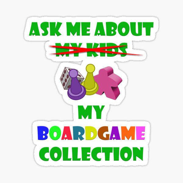 Love My Boardgames Sticker