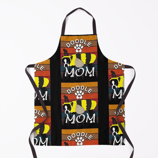 Item preview, Doodle mom, funny artistic dog retro sunset distressed design  designed and sold by SamRVstore.