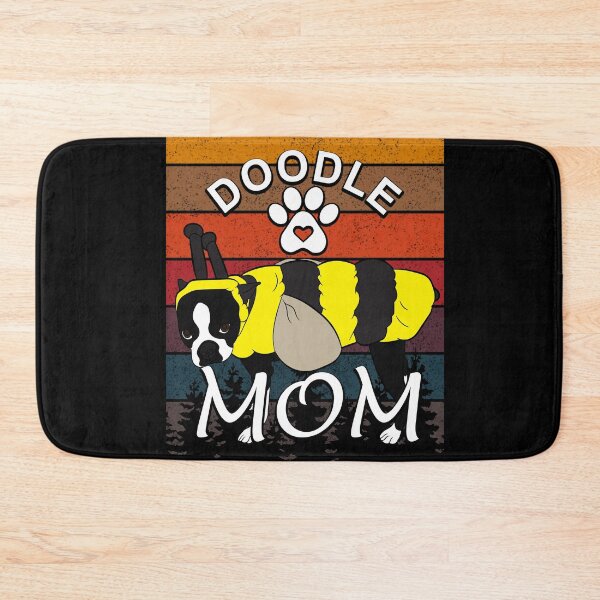 Item preview, Doodle mom, funny artistic dog retro sunset distressed design  designed and sold by SamRVstore.