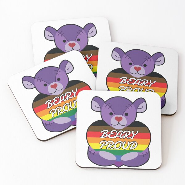 Item preview, Beary Proud - Purple designed and sold by BrigeedaRocks.