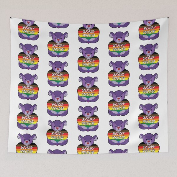 Item preview, Beary Proud - Purple designed and sold by BrigeedaRocks.