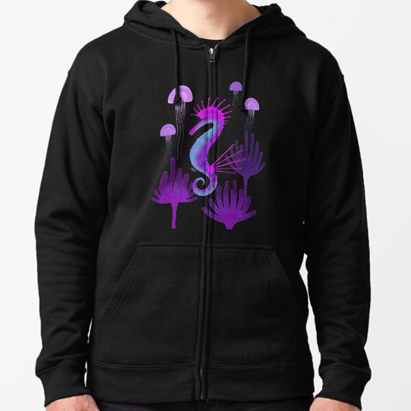 Seahorse Zipped Hoodie