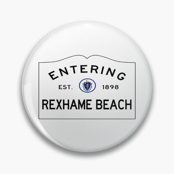 Artikelvorschau, Betreten von Rexhame Beach Straßenschild - Marshfield MA entworfen und verkauft von SouthShorePics.