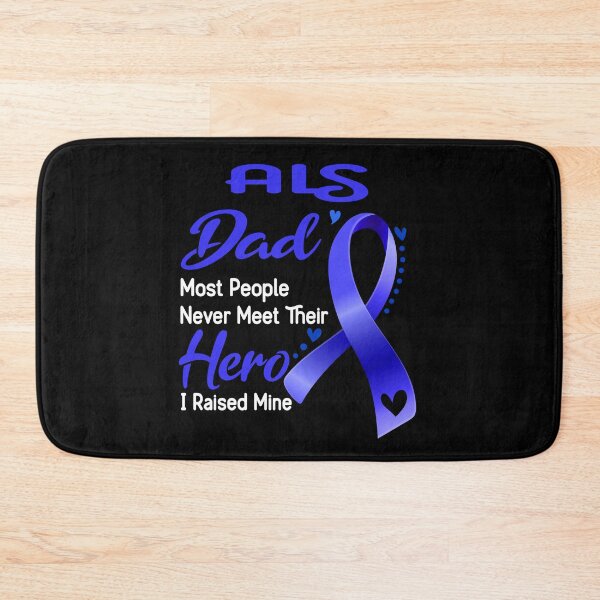 Item preview, ALS Dad Most People Never Meet Their Hero I Raise Mine designed and sold by tenjun16.