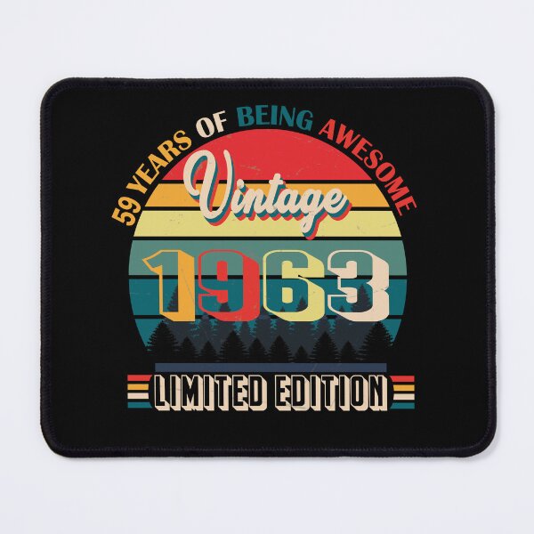 Item preview, 59 years of being awesome vintage 1963 limited edition | Born January 1963 Limited Edition 59 Years Of Being Awesome Vintage , January 1963 59 Years Old , 59th Birthday designed and sold by SimoSaladain.