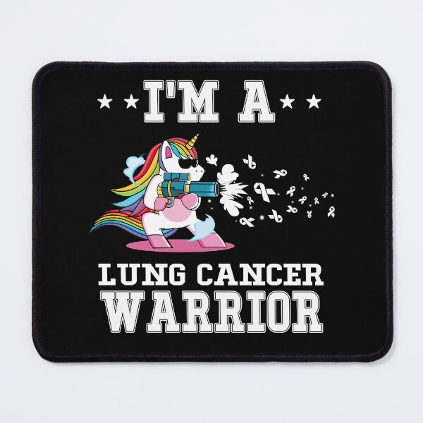 Item preview, Funny Unicorn I'm A Lung Cancer Warrior designed and sold by heppenp.