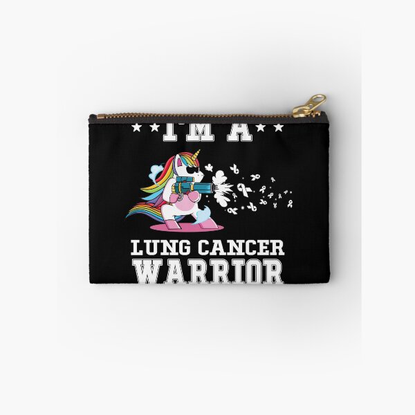 Item preview, Funny Unicorn I'm A Lung Cancer Warrior designed and sold by heppenp.