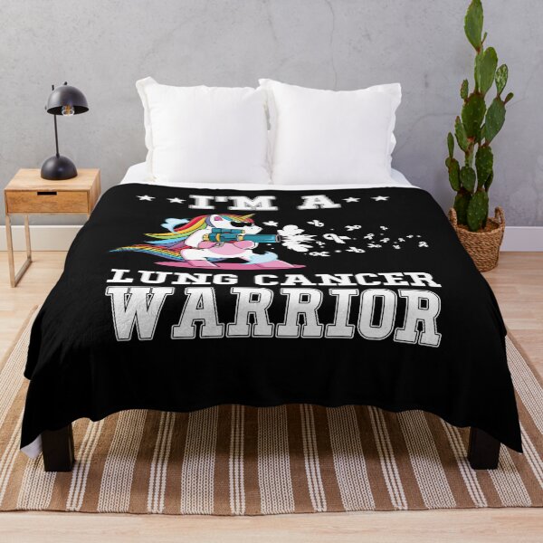 Item preview, Funny Unicorn I'm A Lung Cancer Warrior designed and sold by heppenp.